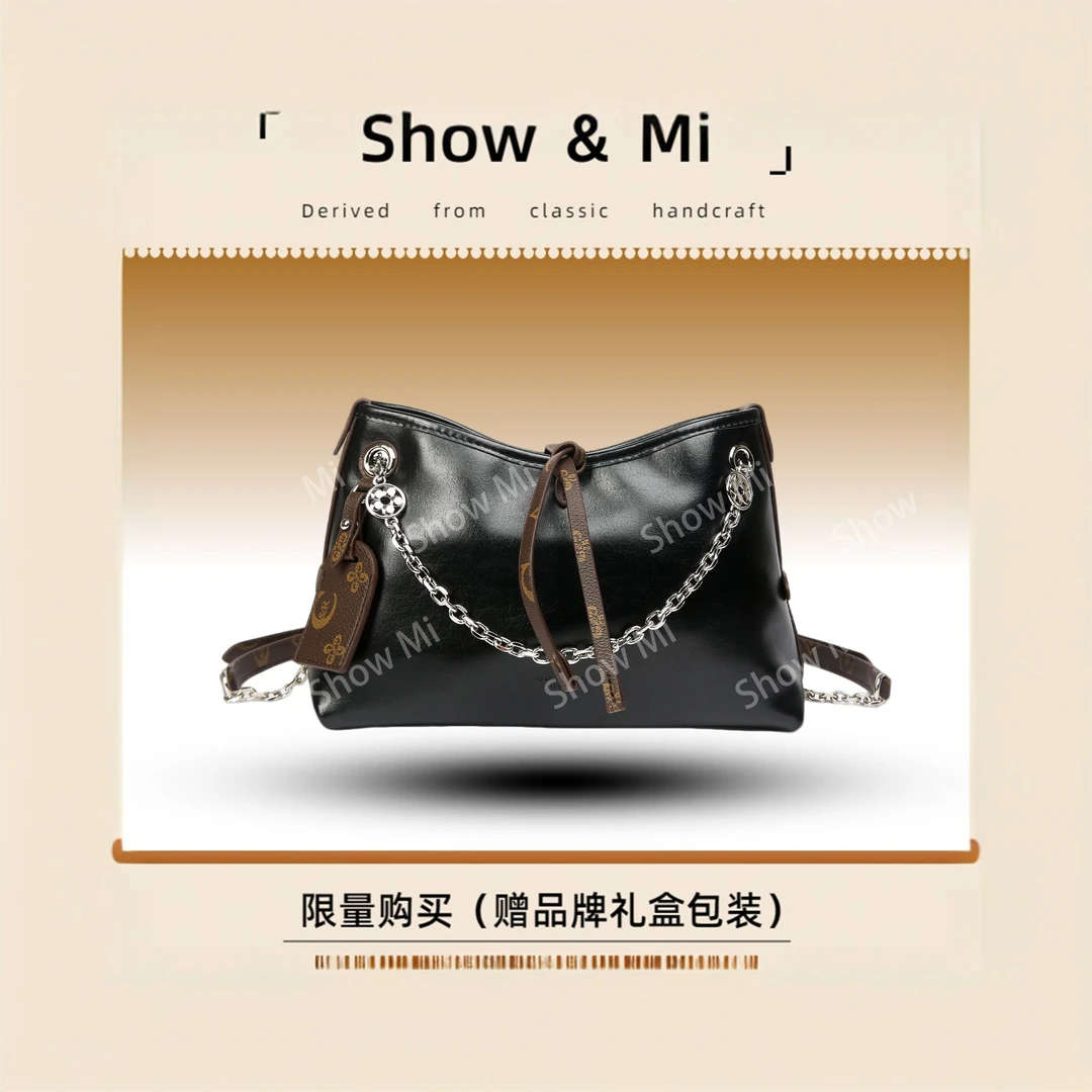 【Show Mi】SKL-7578-1-黑色-轻奢小众时尚百搭女士包sm