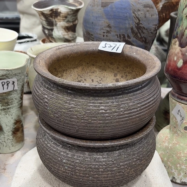 摆件高12，口14，有孔5271