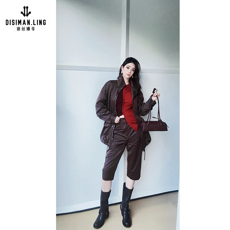 【迪丝嫚苓】多色梭织套装显瘦气质时尚原创设计小众优雅套装女搭配