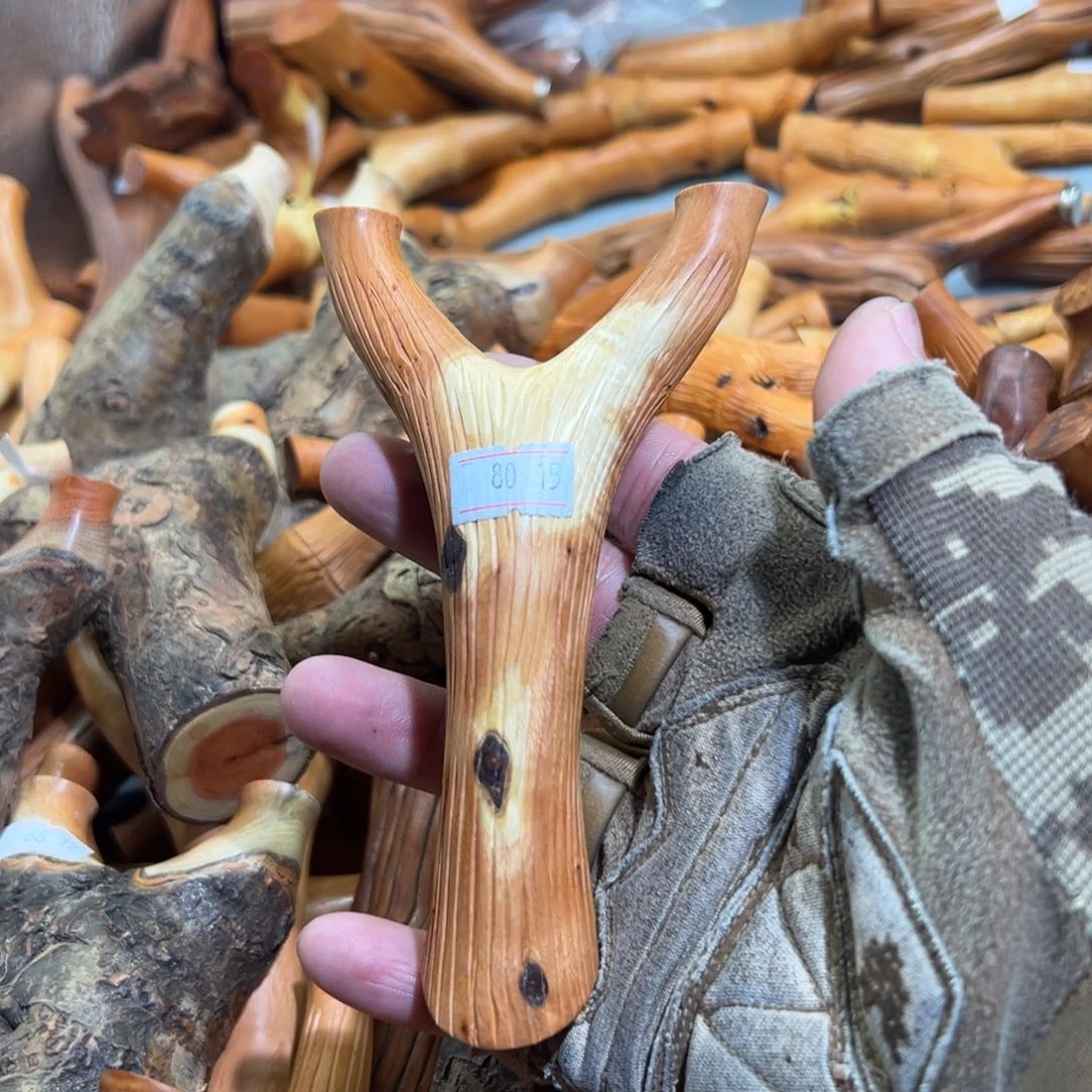 火琉璃树杈木弓手工