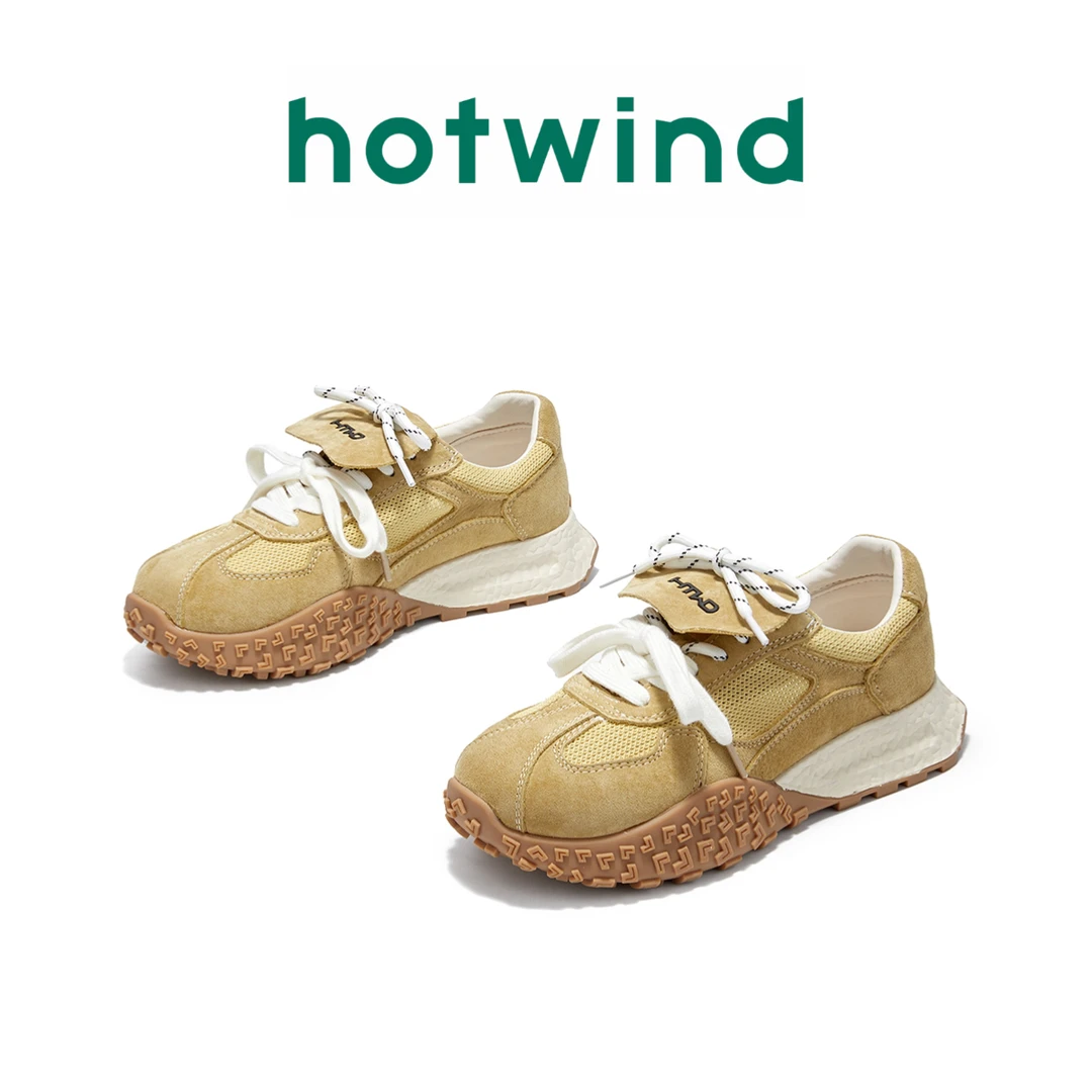 Hotwind/热风2025新款复古邮差德训时尚运动透气百搭休闲鞋
