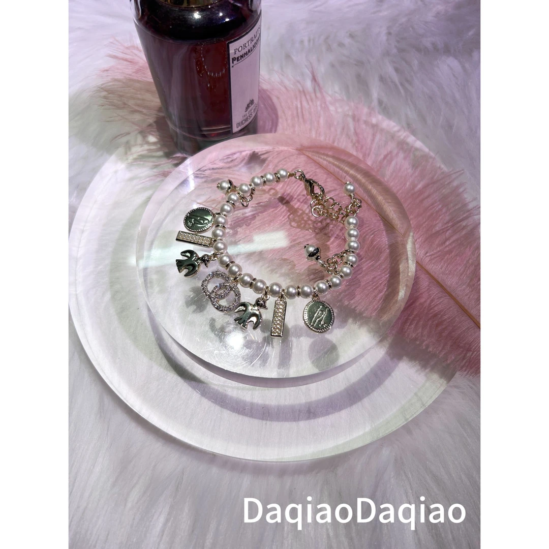 非金属合成锆石手链 珠珠多元素流苏手链00Y261