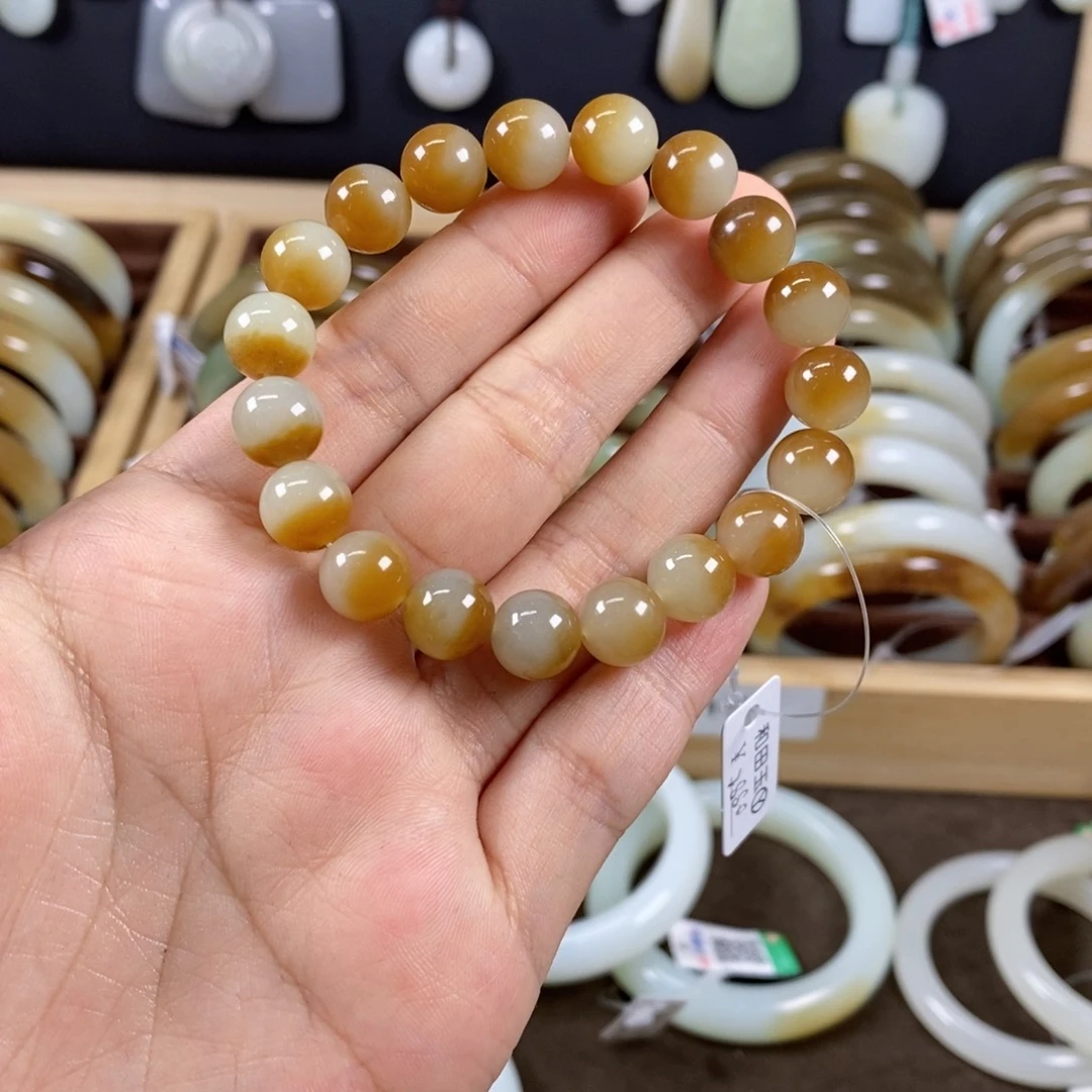 未镶嵌手链和田玉（糖玉）