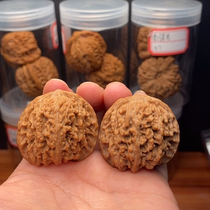 把件文玩核桃麻核桃满天星40尺