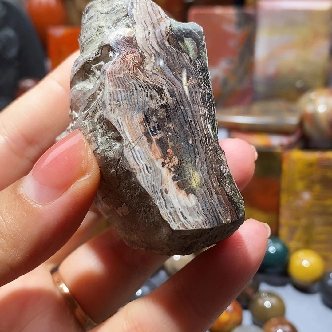 硅化玉天然北票硅化玉原石未镶嵌