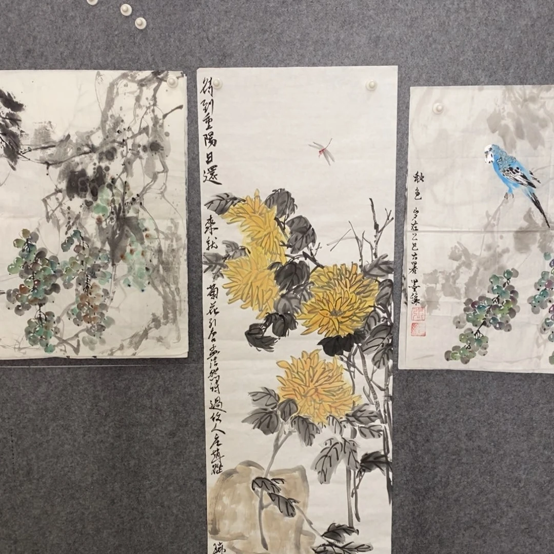 国画手写手绘国画作品120