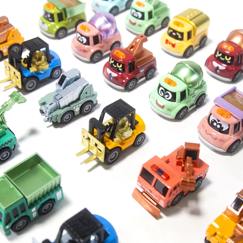 散货微瑕小汽车爆款儿童玩具男孩散装迷你回力赛车模型合金工程车