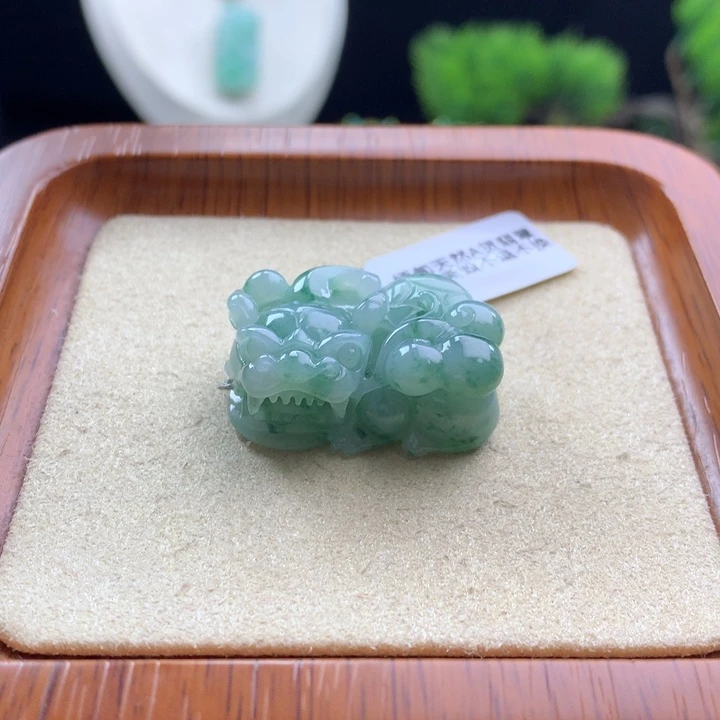 翡翠未镶嵌颈饰貔貅36