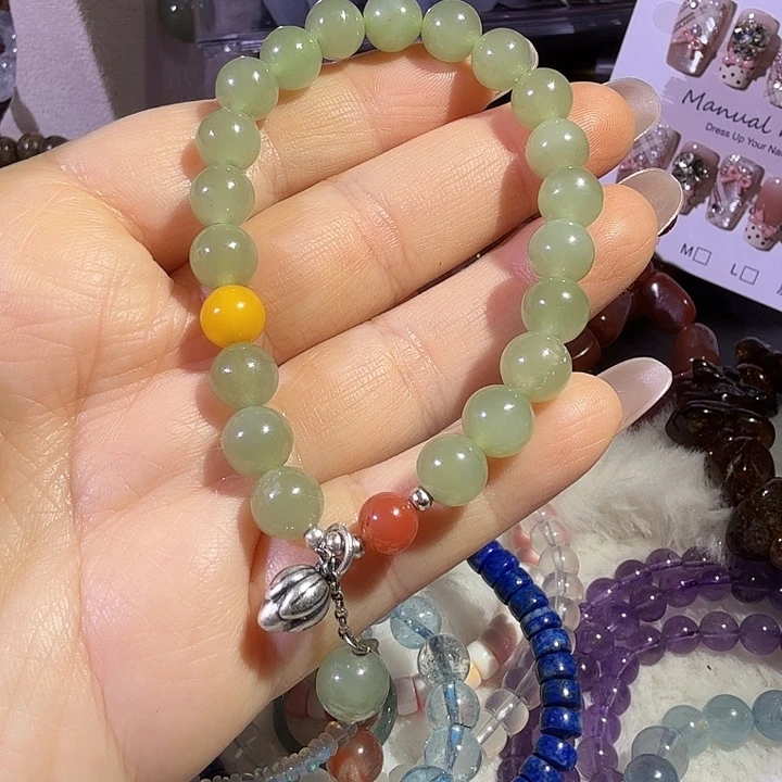和田玉（青玉）未镶嵌手链和田玉