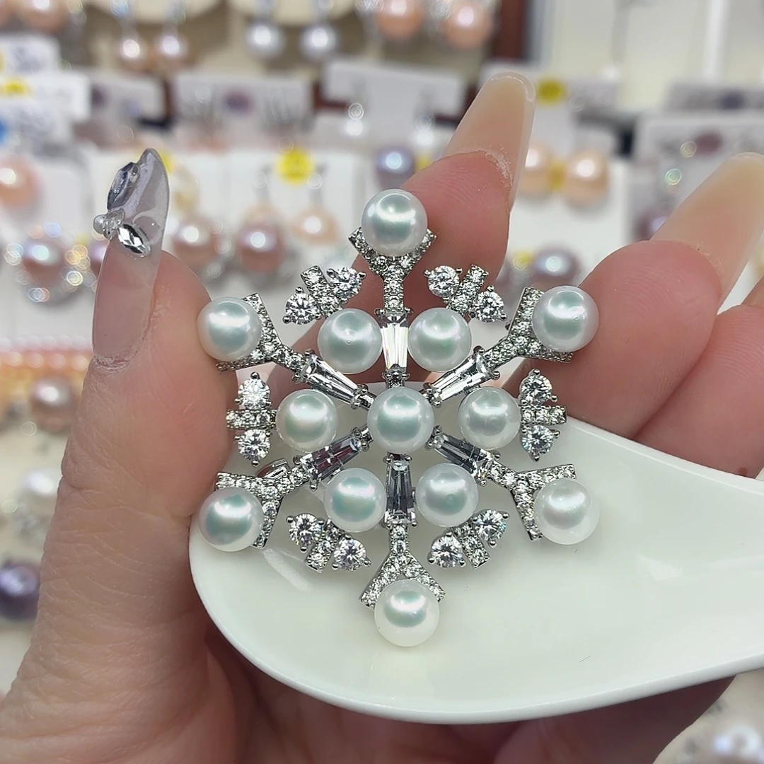 合金颈饰淡水珍珠