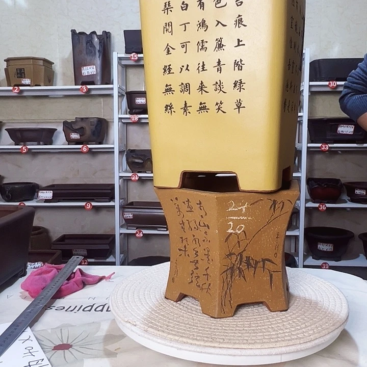 紫砂花盆紫砂花盆