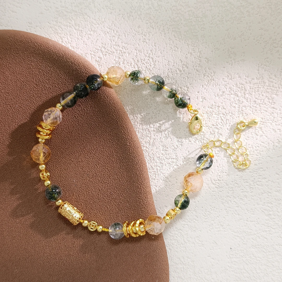 铜合金合成锆石手链 WRSS-003033【满铢吉兆】手链百搭时尚精致