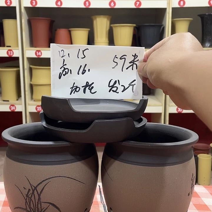 宜兴丁山张伟花盆