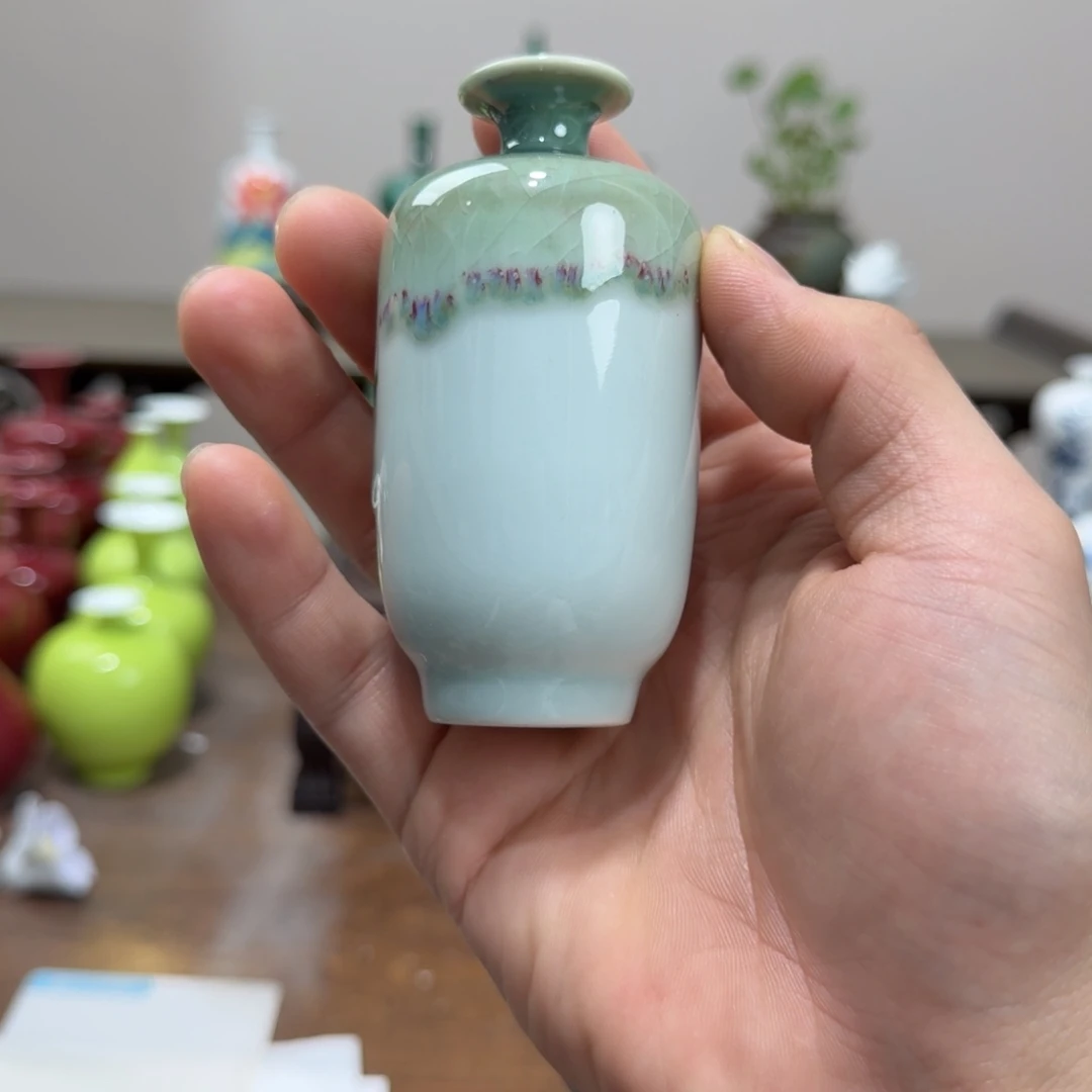 瓶冷*、陶瓷手工非常迷你小花器