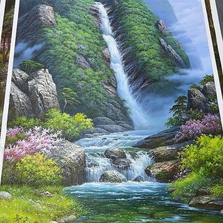 油画会一直仔仔细细