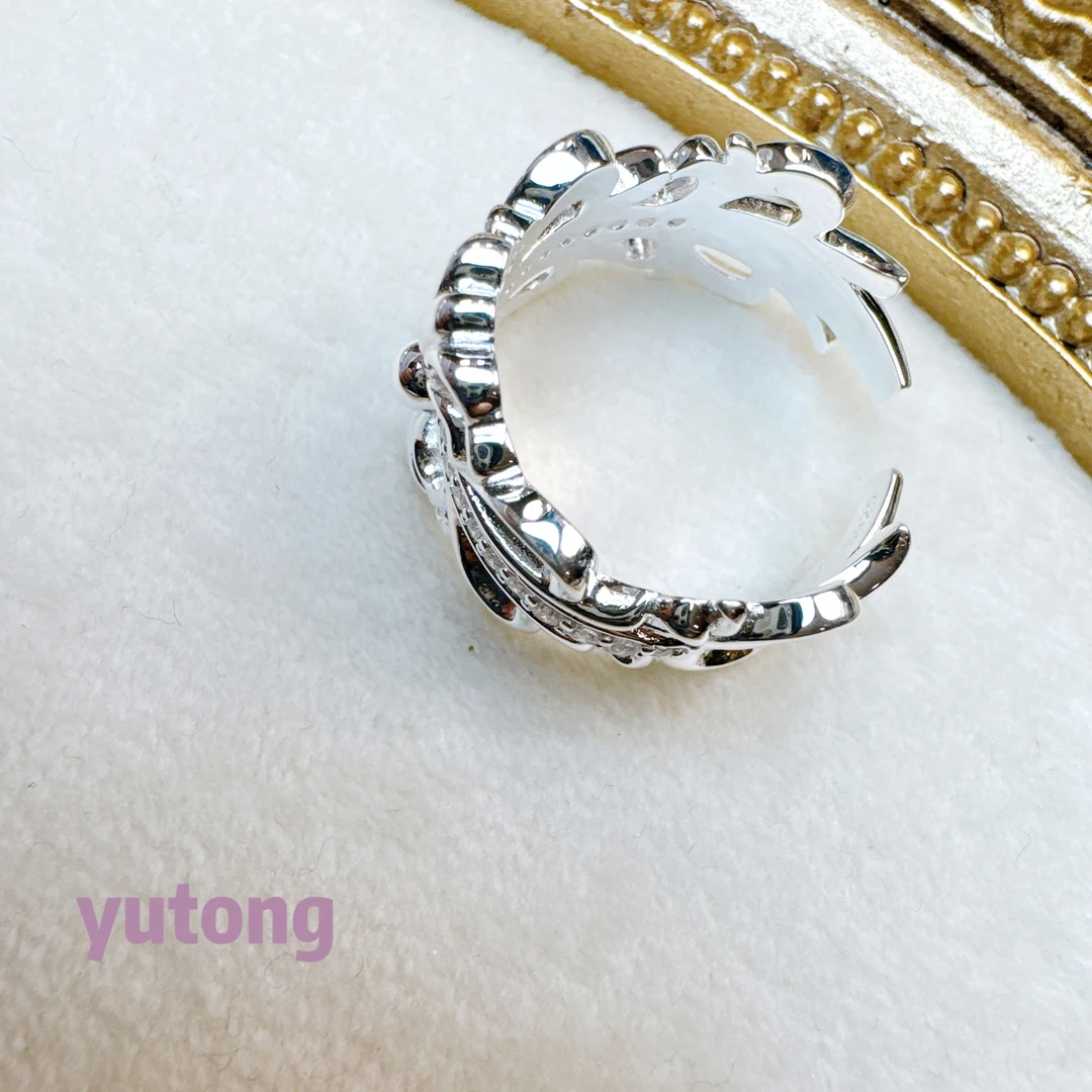 925银锆石戒指 【雨桐轻奢饰品】设计款戒指YT00087#1