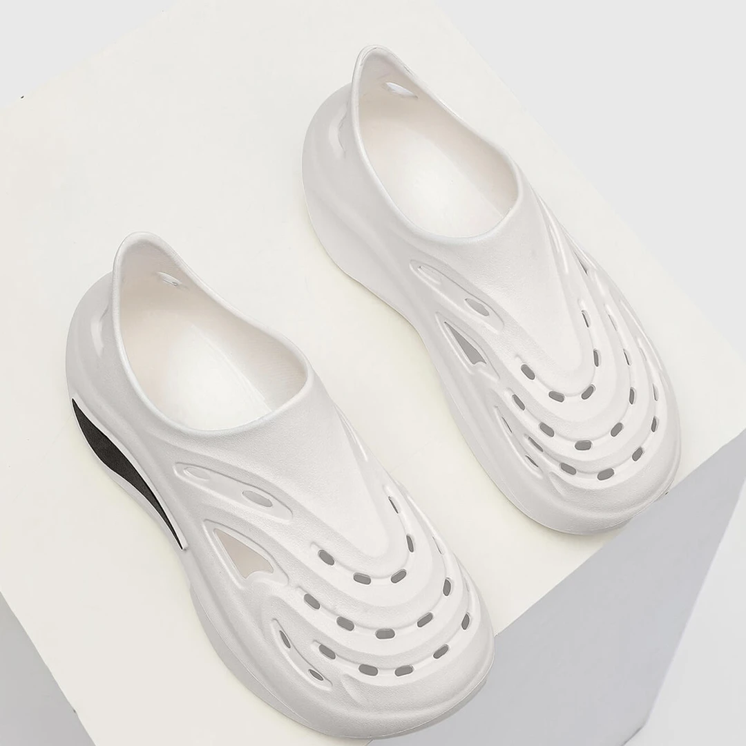 eva男士拖鞋新款外穿椰子沙滩洞洞鞋踩屎感包头沙滩凉鞋夏季-2