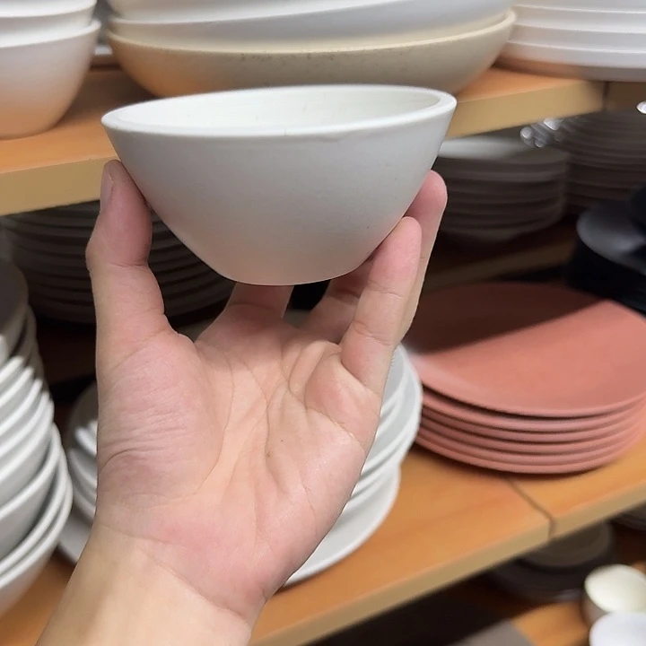 陶瓷沙海米白4.75寸点心碗