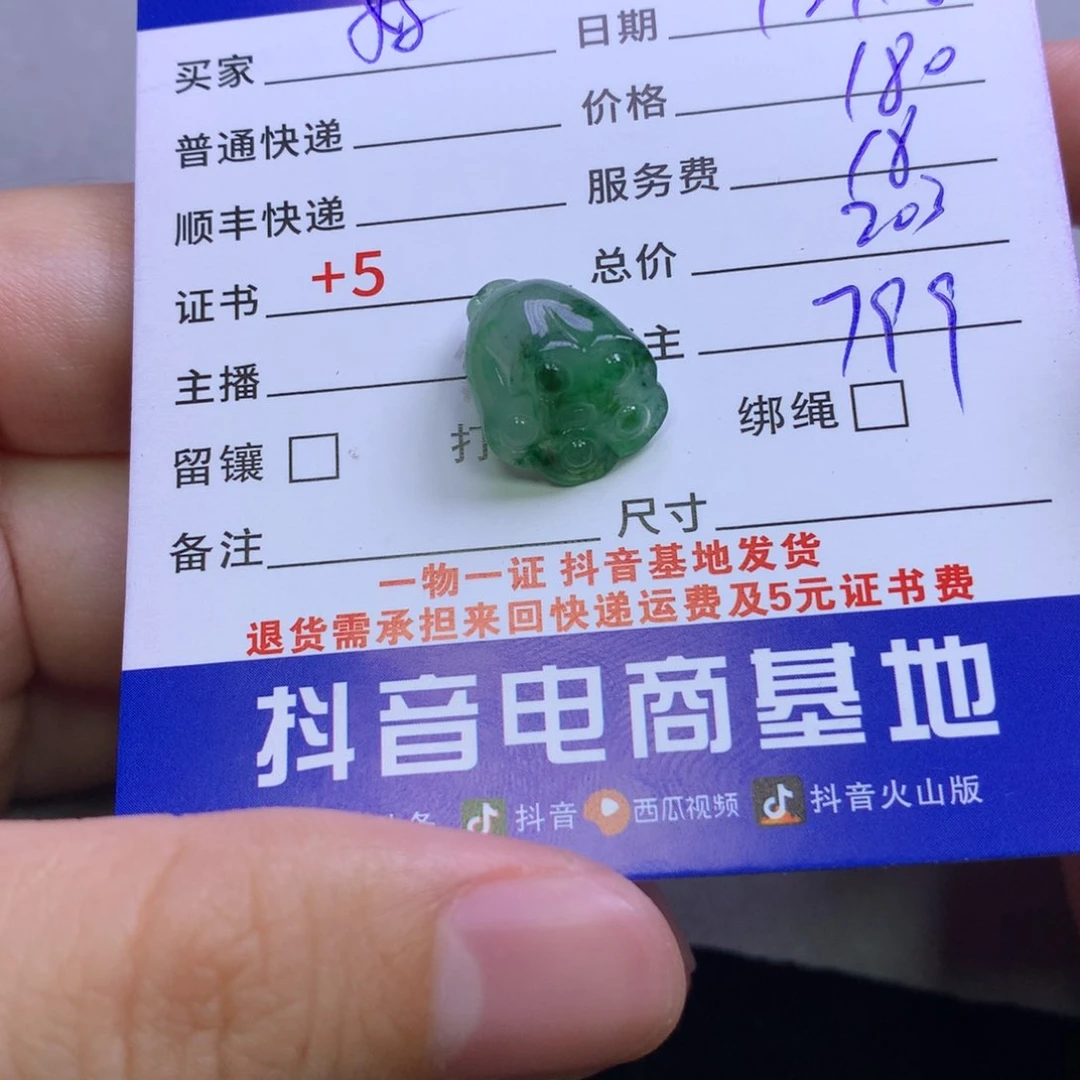 颈饰未镶嵌翡翠好**～