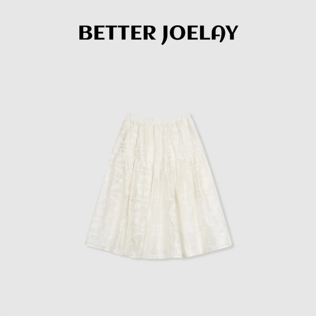 BETTERJOELAY-【明媚如花】时尚百搭简约半身裙休闲风WL1008