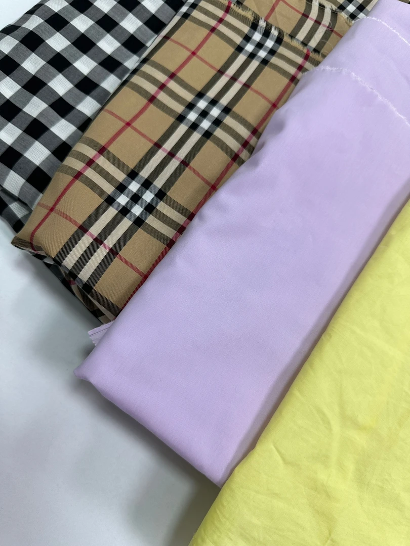宝利格.黑白格子天丝面料.60支精梳棉；】适用于:衣服，连衣裙【自选】