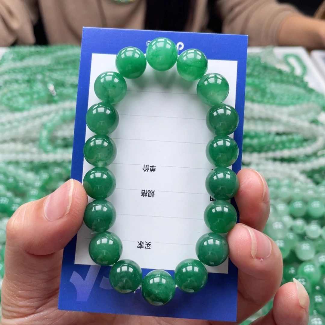 未镶嵌手串石英质玉（非洲翠）