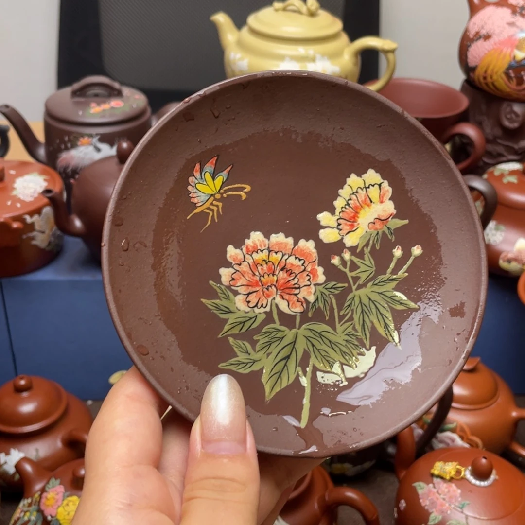 茶杯紫砂紫砂主人杯12cm