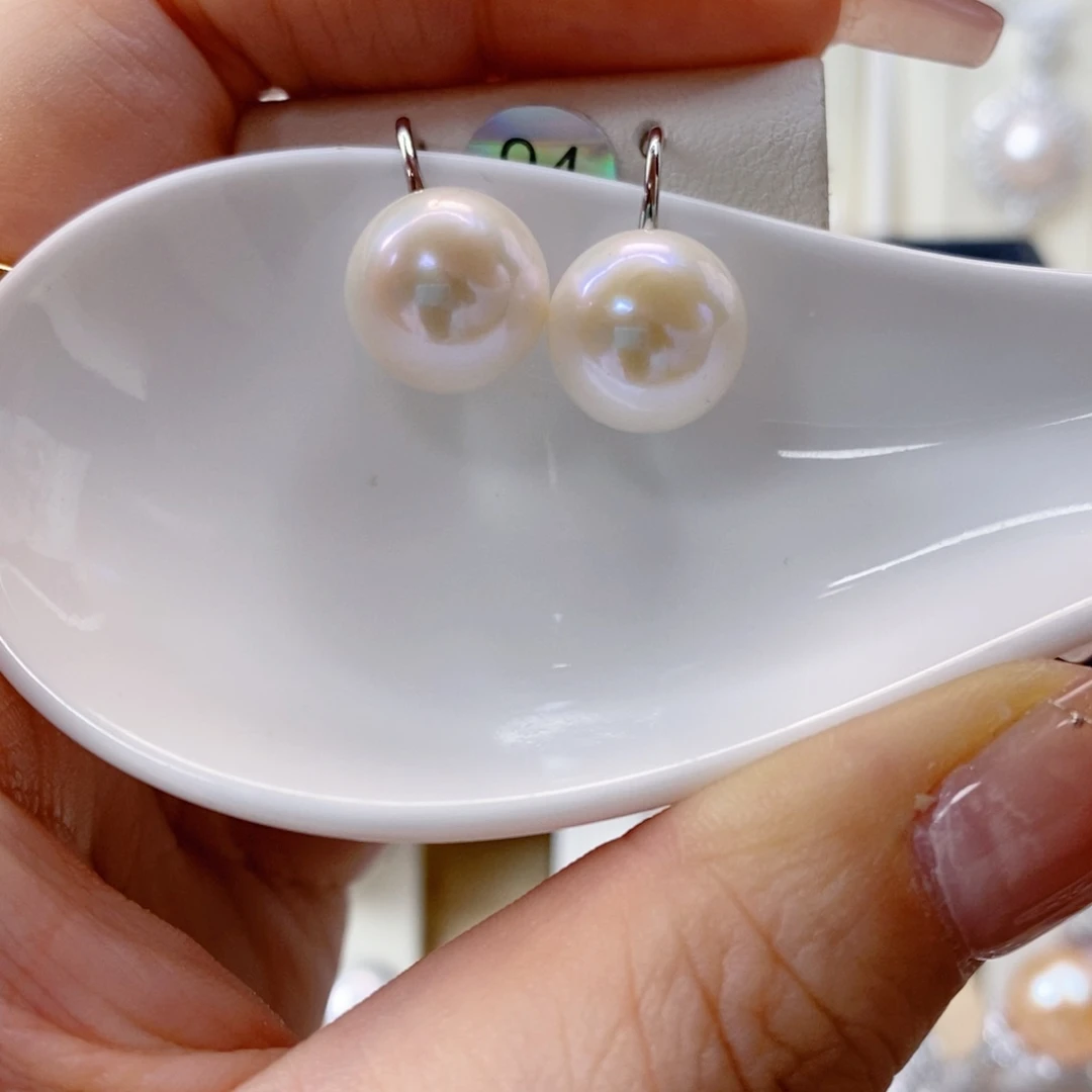 淡水珍珠耳饰合金