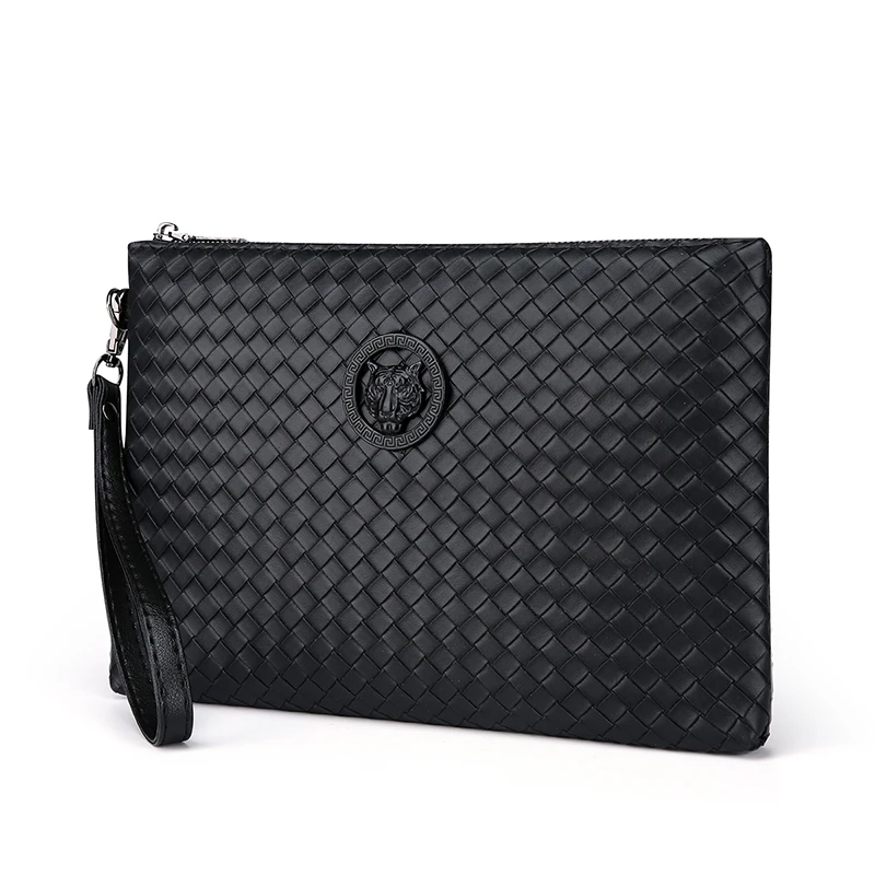 经典编织款手包时尚斜挎百搭小包包男士卡包1