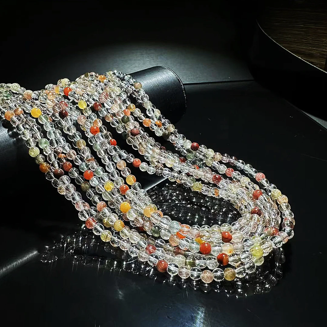 【皇后甄选】彩发晶多圈手链 多样性发其一