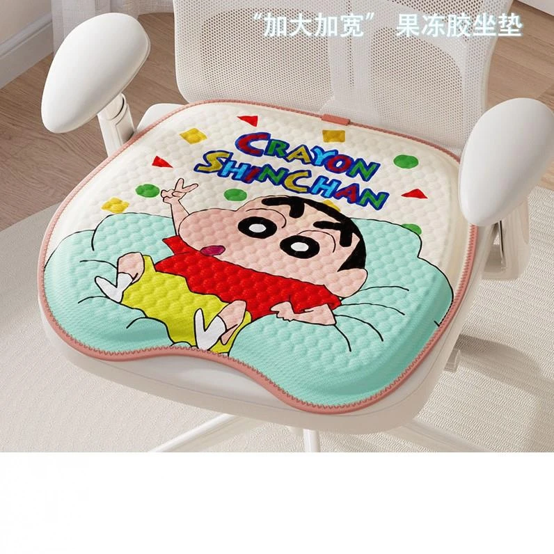 夏季蜂窝凝胶坐垫蜡笔小新冰垫坐垫凉垫透气久坐防闷热防屁股痛