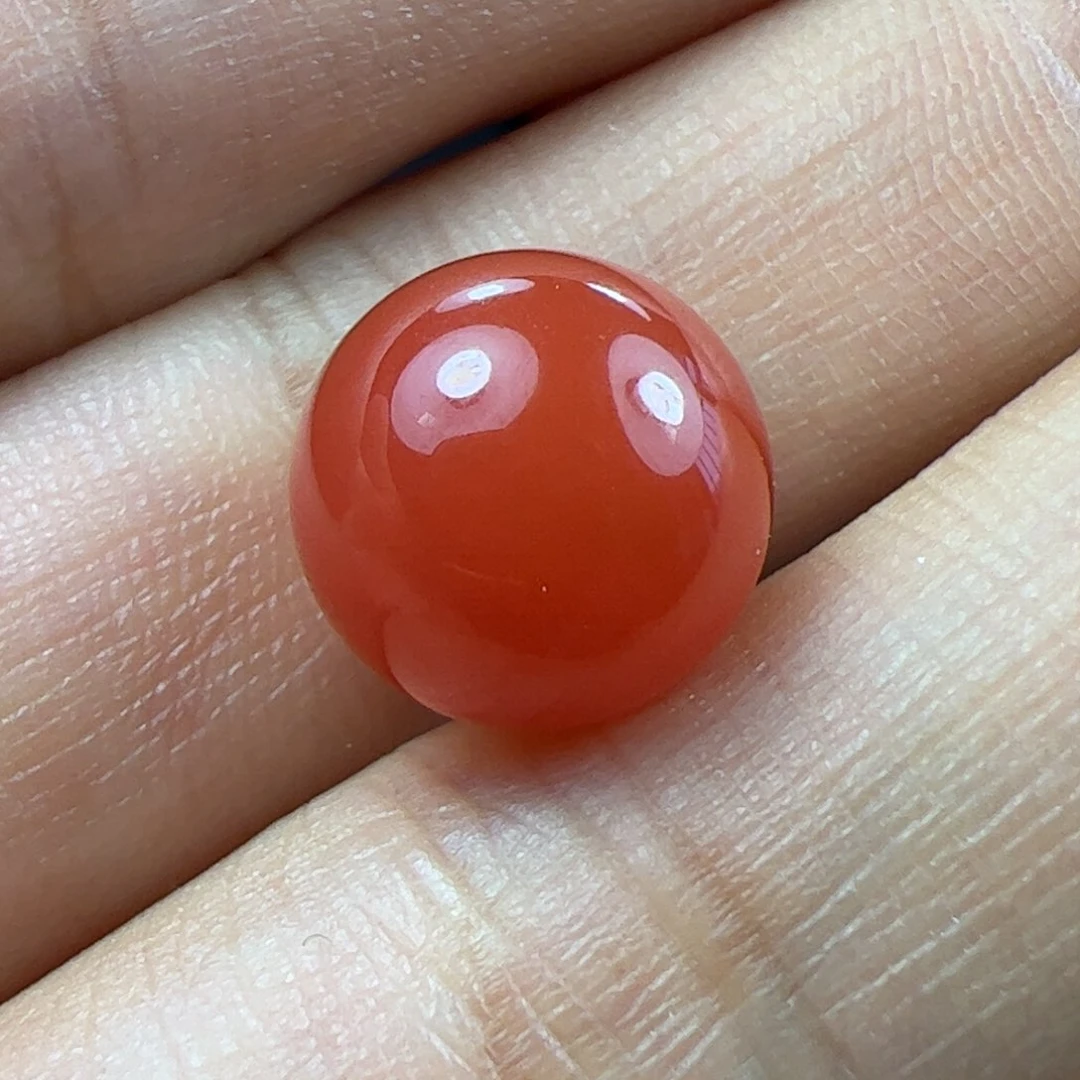 南红玛瑙珠子未镶嵌墨*