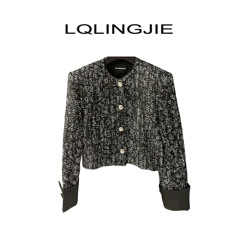 LQLINGJIE设计师高定款小香风外套10828