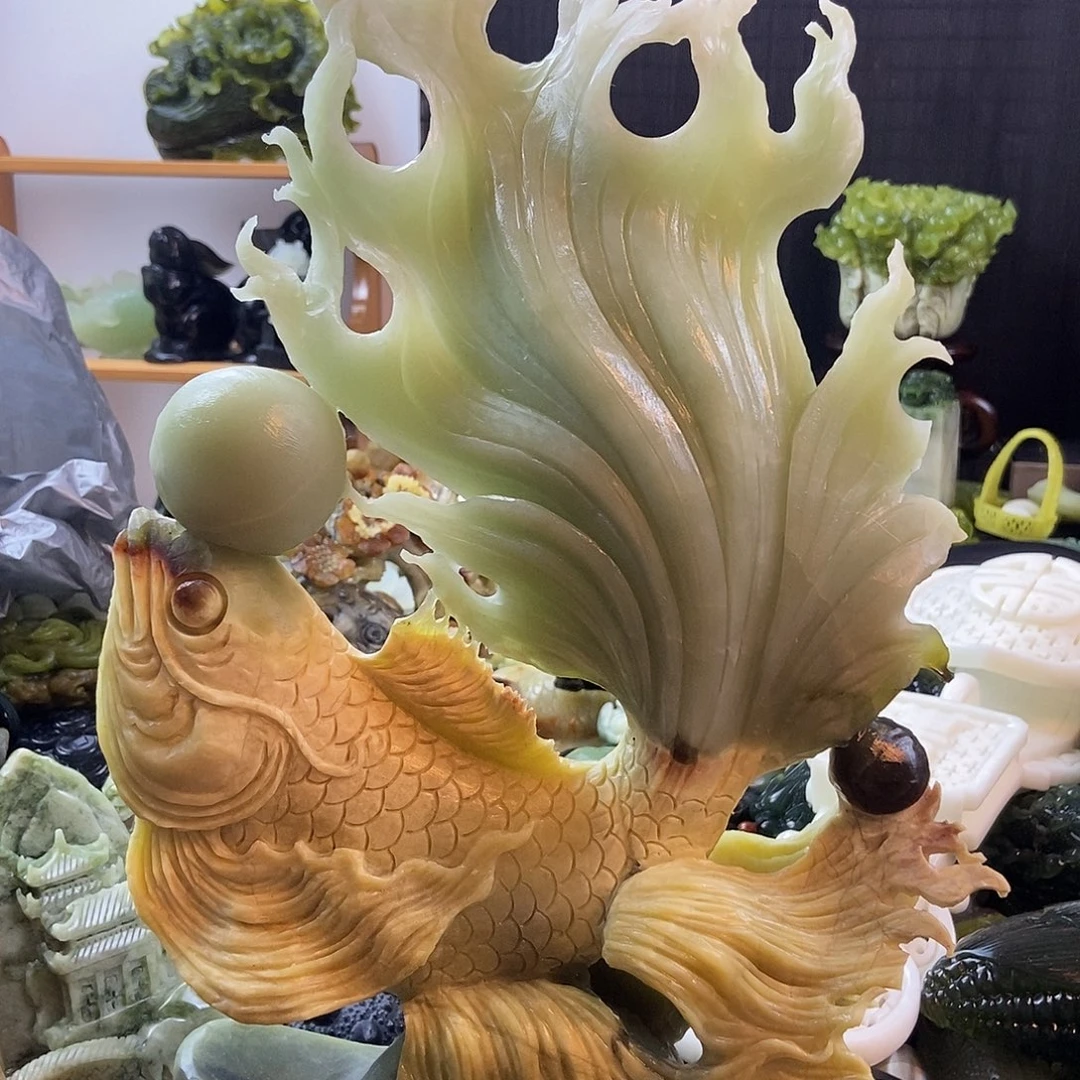 小***哥合金蛇纹石玉手把