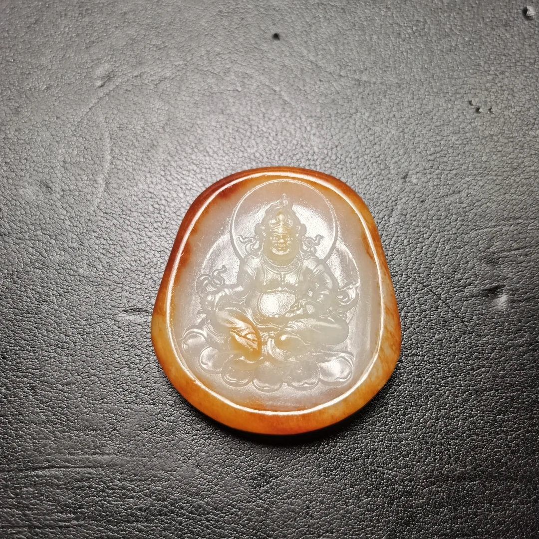 新疆和田玉黄财神53克