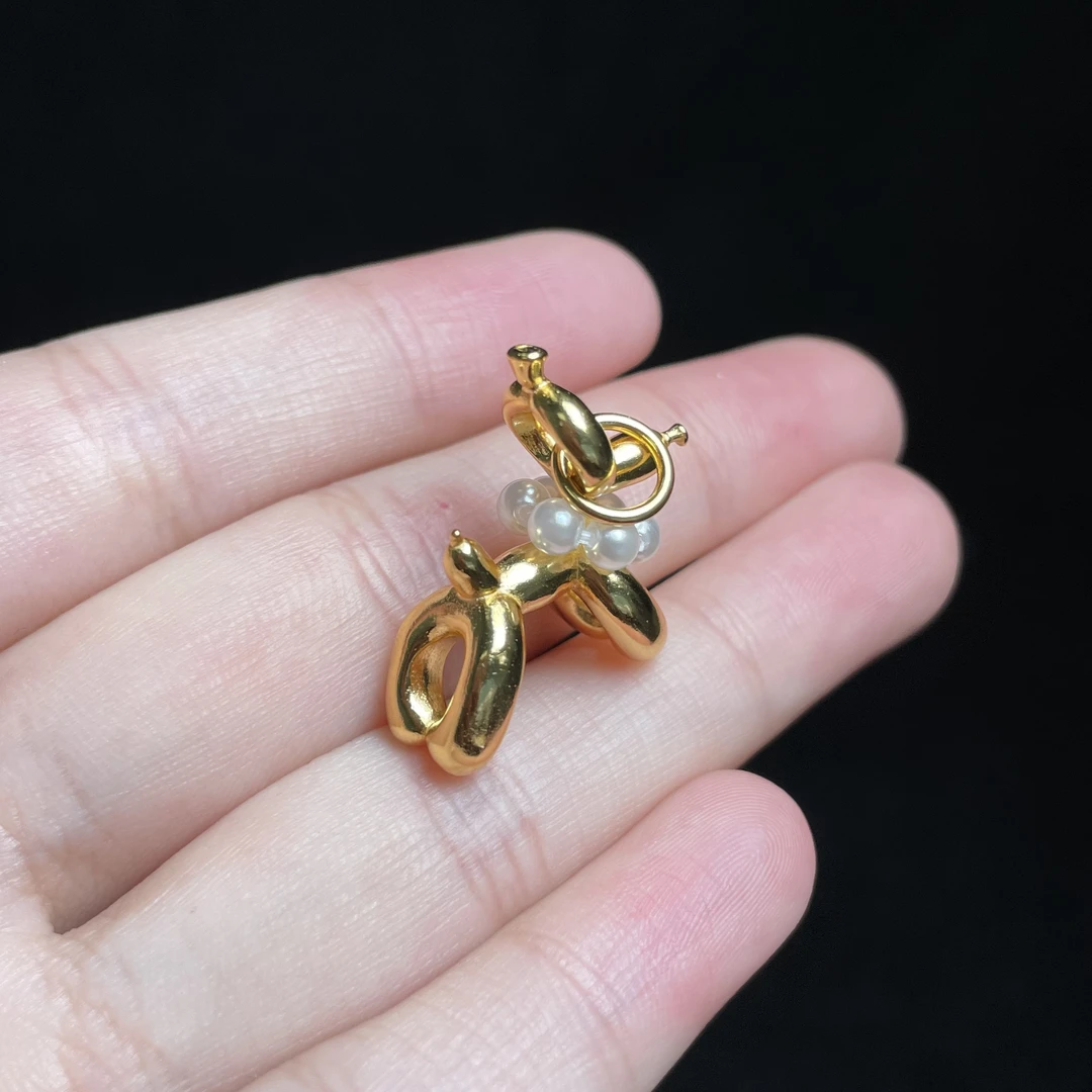 足银银制品 【玉总珠宝】足银999气球狗吊坠 CAN1550252