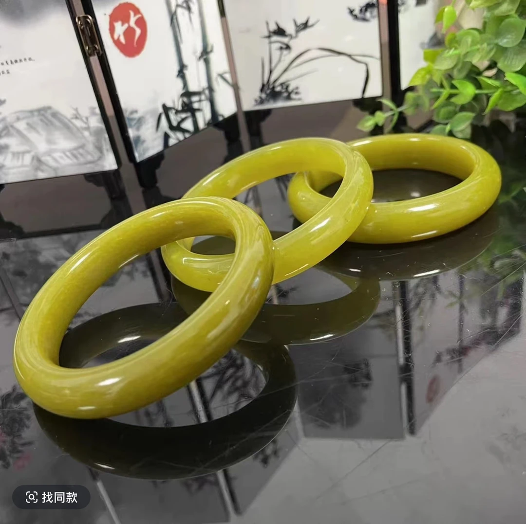 《抖音质检》纯天然黄手镯  讲解链接勿拍XL‘’