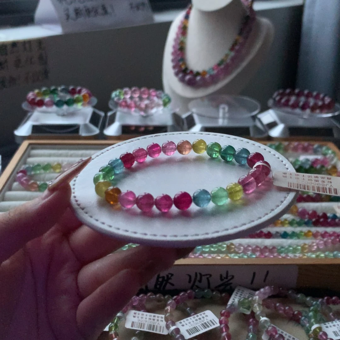 未镶嵌手链碧玺碧玺