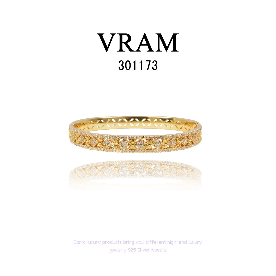 镀K金 VRAM 手镯-301173