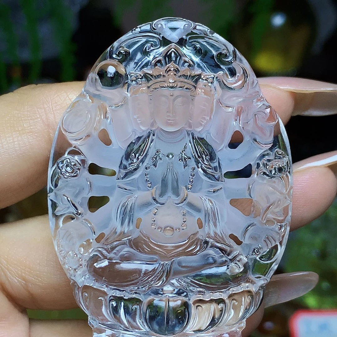 浪***子未镶嵌水晶颈饰天然