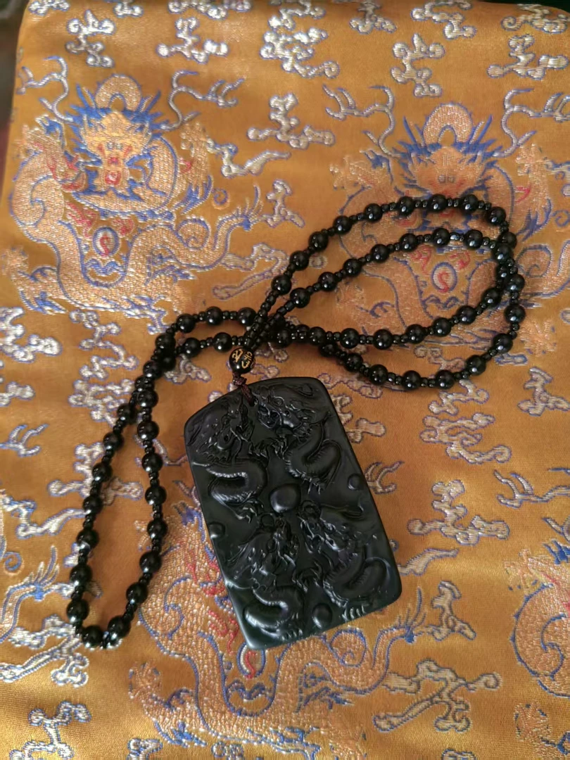 摆件 好漂亮 黑色龙吊件