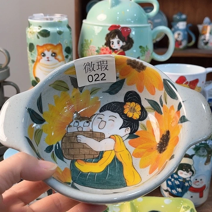 陶景德镇釉下手绘陶瓷