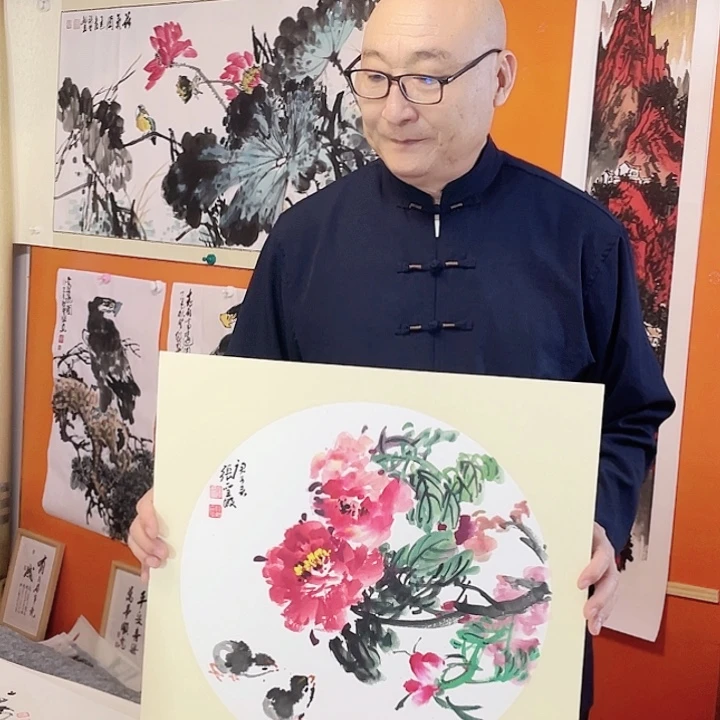 国画张圣敏先生纯手绘作品