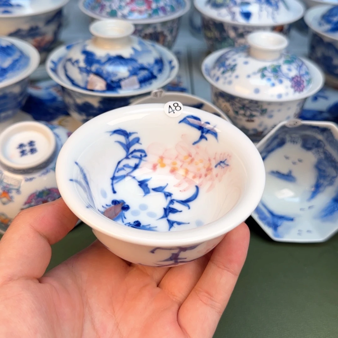 彦祖纯手工手绘茶具48