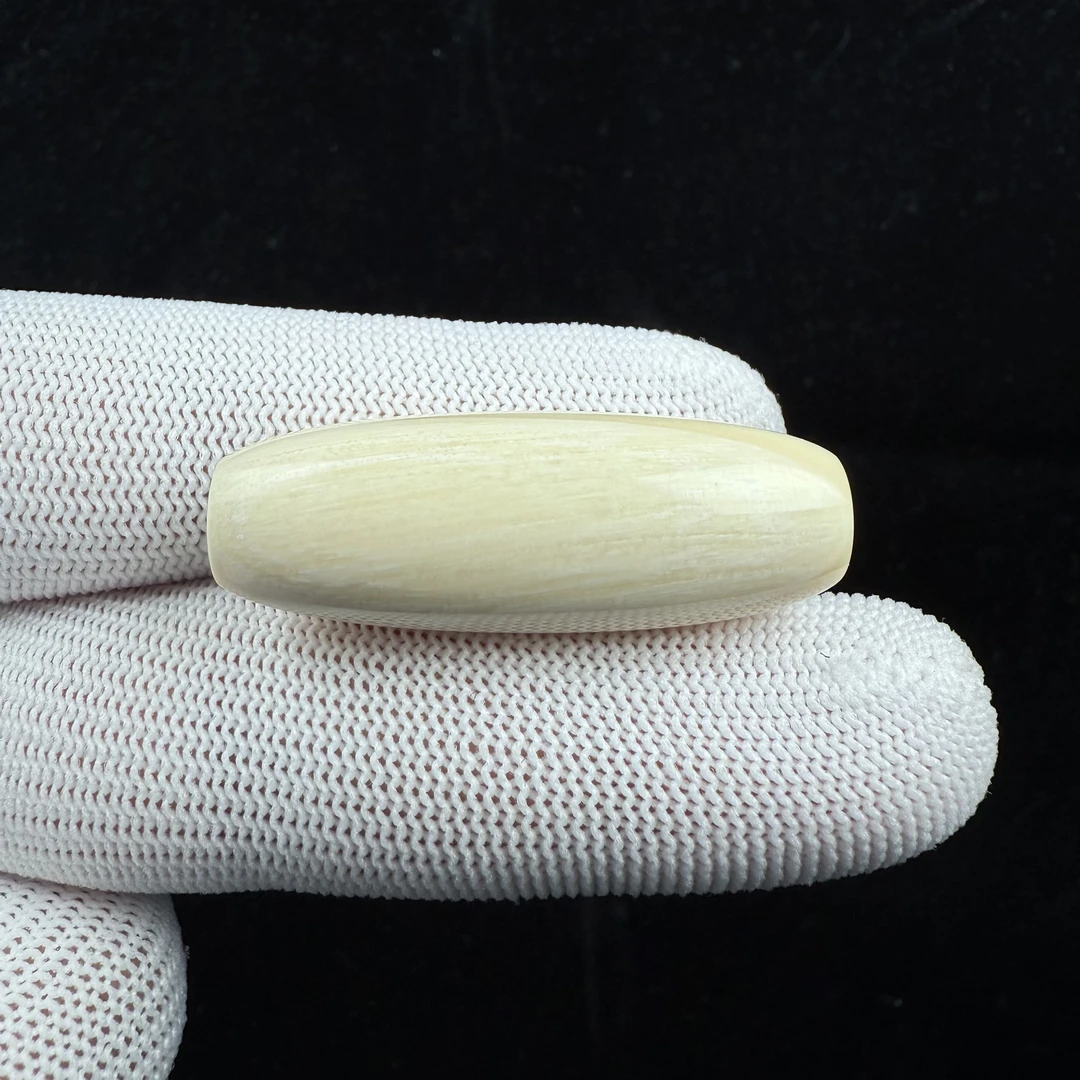K6152天然猛犸牙长桶勒子14*40mm一物一图 假一罚十