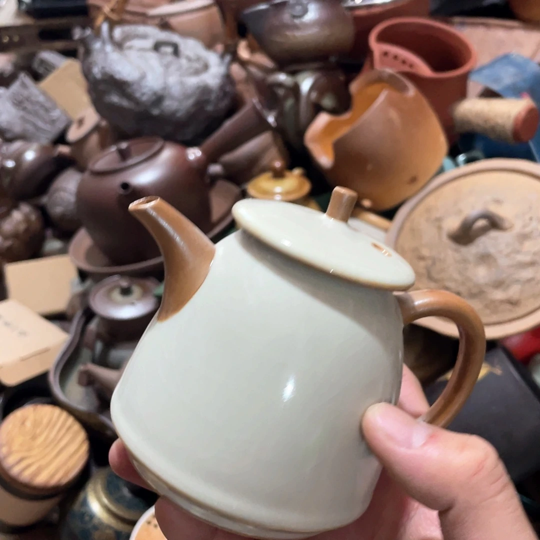 瓷片茶百道是真的牛呀喝