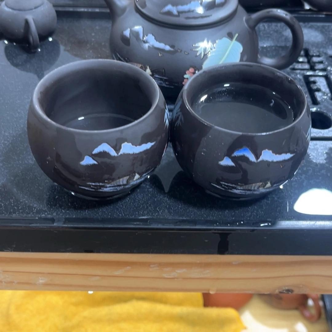 茶杯紫砂一壶2杯123