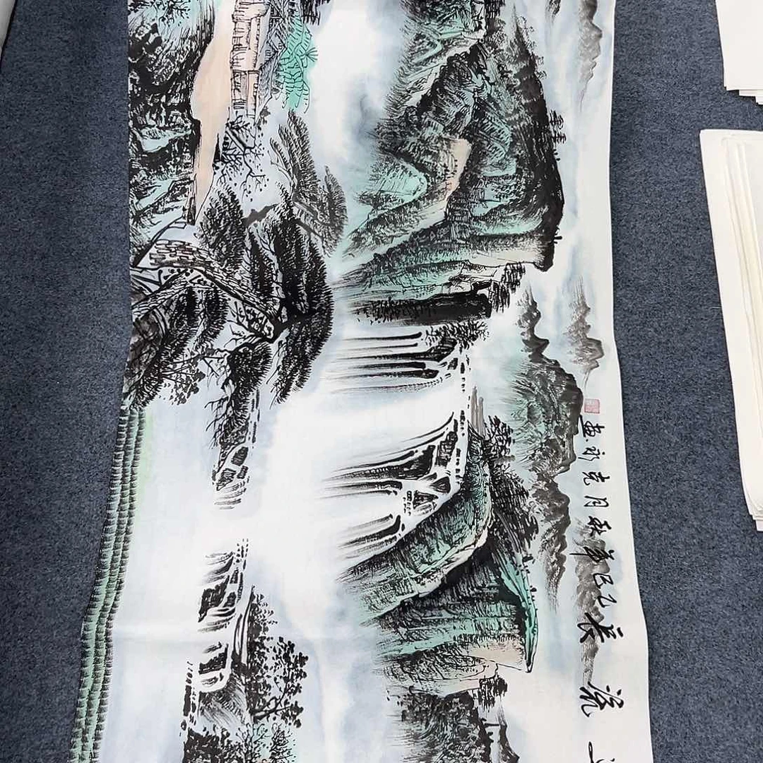 国画国画作品纯手绘作品