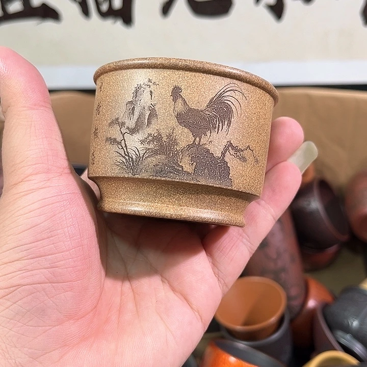 茶杯紫砂全手工紫砂主人杯