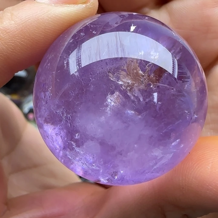 珠宝半成品未镶嵌水晶3.48厘米